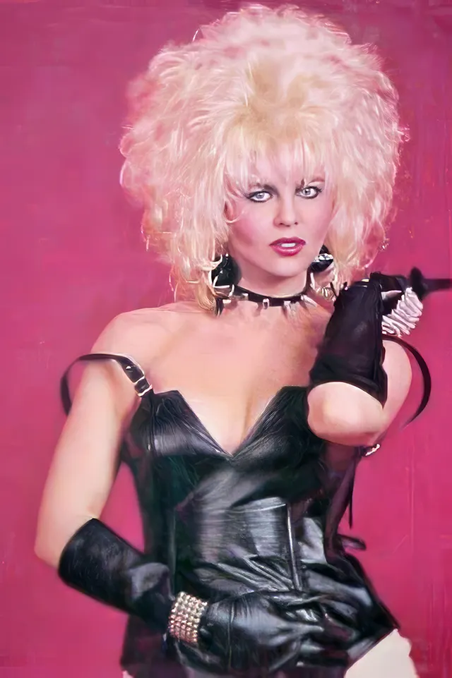 Big Hair Fashion for Women in the 1980s 