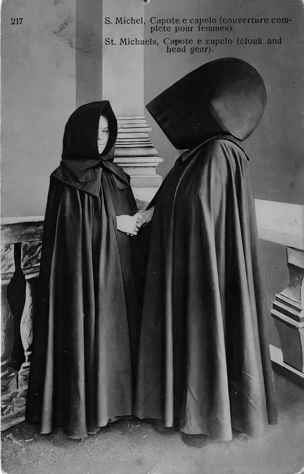 Azores Island Hood Garment Vintage Photos