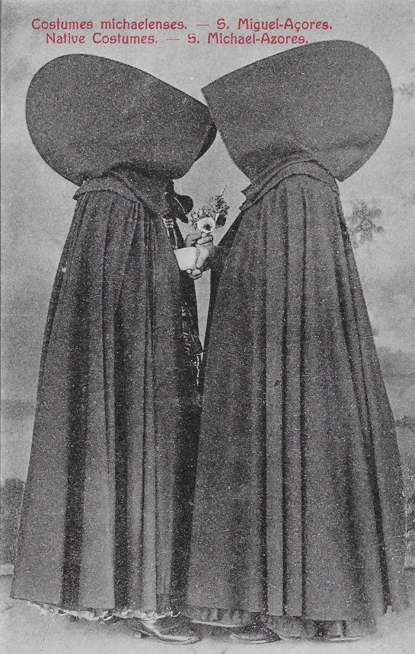 Azores Island Hood Garment Vintage Photos