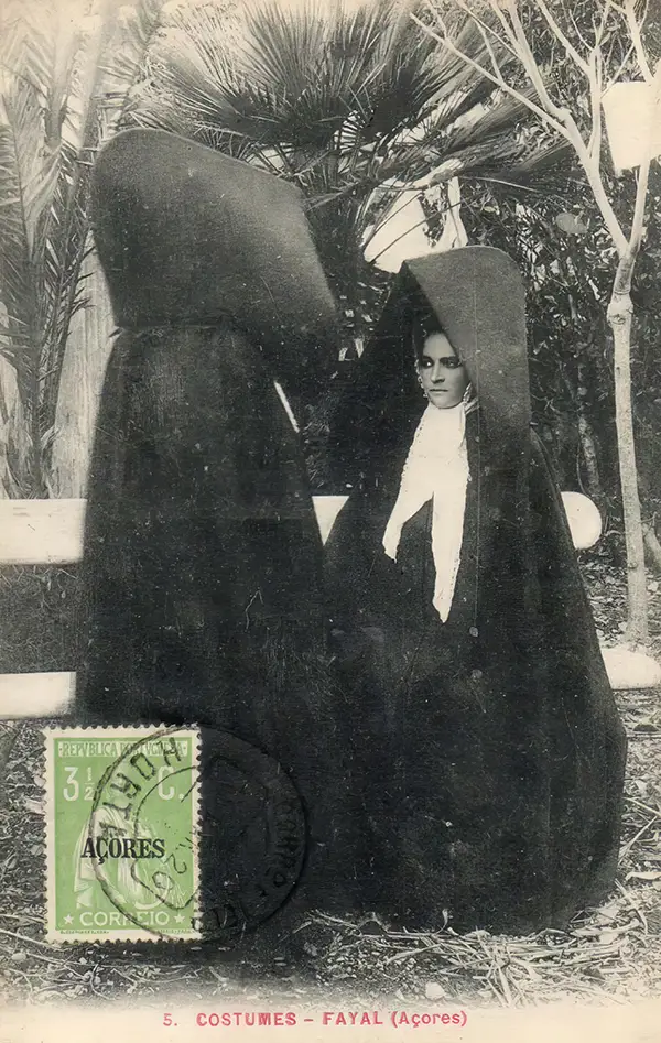 Azores Island Hood Garment Vintage Photos