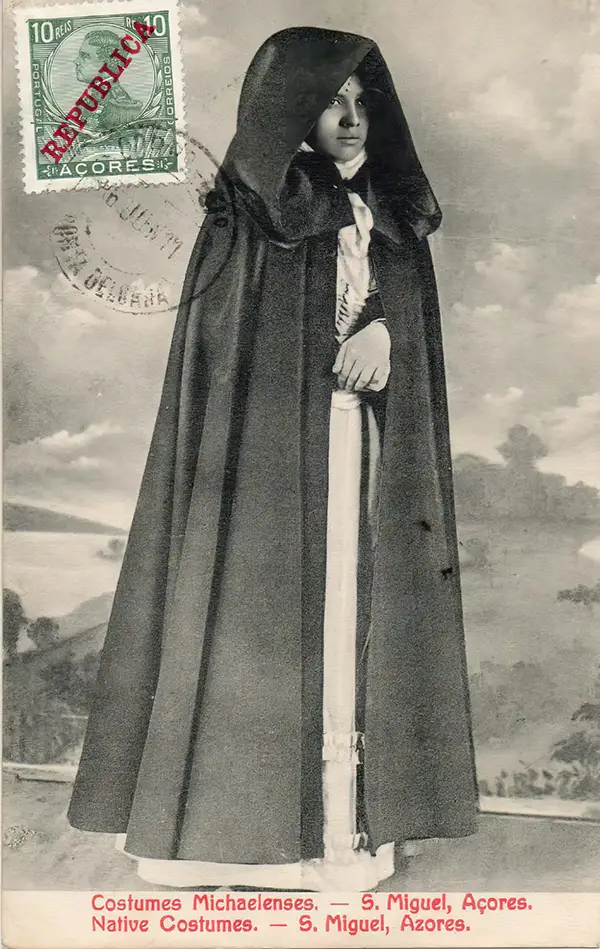 Azores Island Hood Garment Vintage Photos