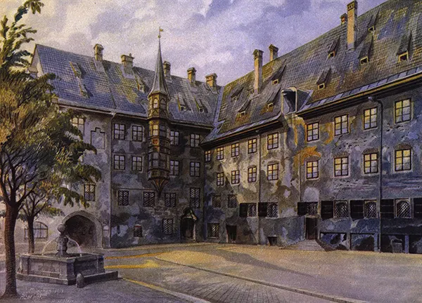 Painting of Adolf Hitler