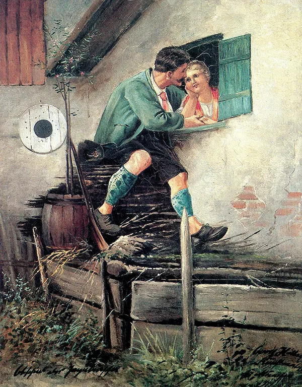 Painting of Adolf Hitler