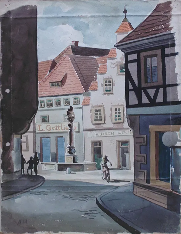 Painting of Adolf Hitler