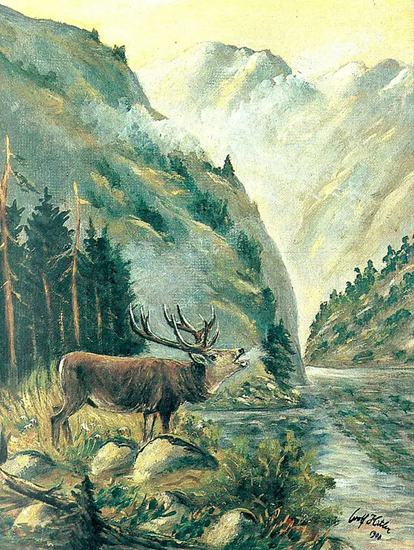Painting of Adolf Hitler