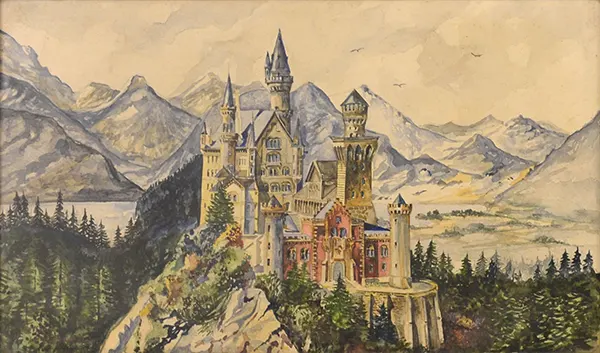 Painting of Adolf Hitler