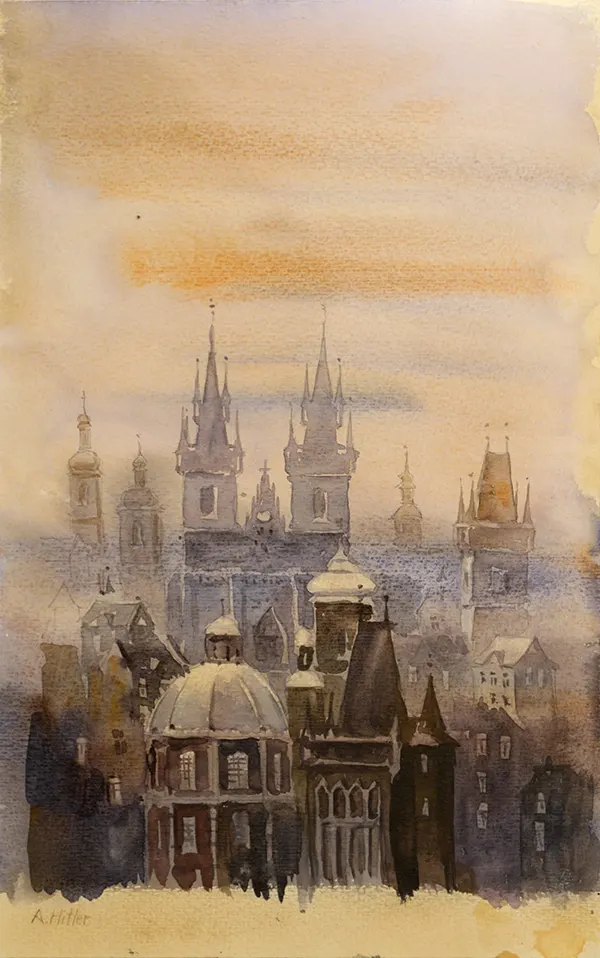 Painting of Adolf Hitler
