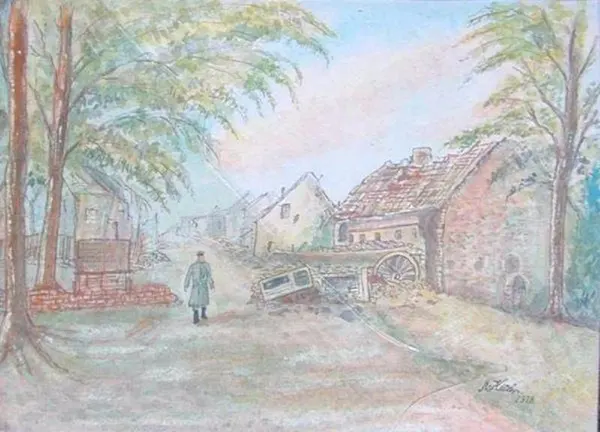 Painting of Adolf Hitler