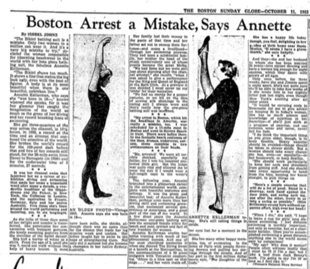 Annette Kellermann Old Photos