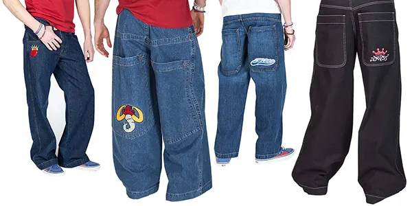Wide-Leg Baggy Jeans of the 1990s Photos 