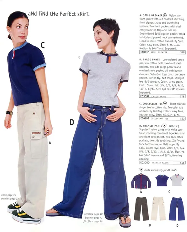 Wide-Leg Baggy Jeans of the 1990s Photos 