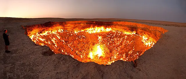 Darvaza Gas Crater The Door to Hell Photos