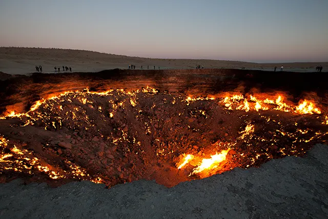 Darvaza Gas Crater The Door to Hell Photos