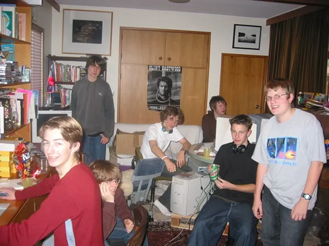 LAN parties 2000s old photos