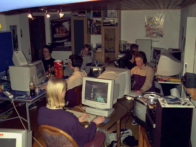 LAN parties 2000s old photos