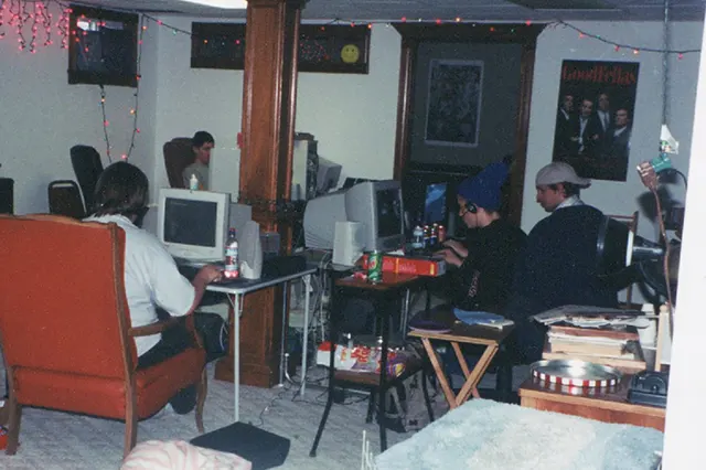 LAN parties 2000s old photos