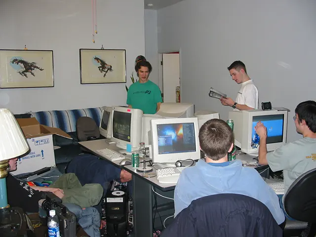 LAN parties 2000s old photos
