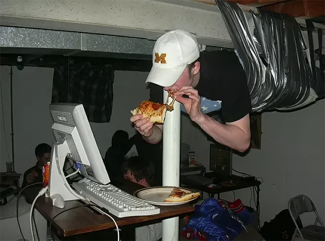 LAN parties 2000s old photos