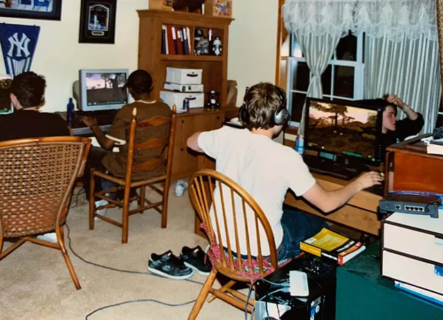 LAN parties 2000s old photos