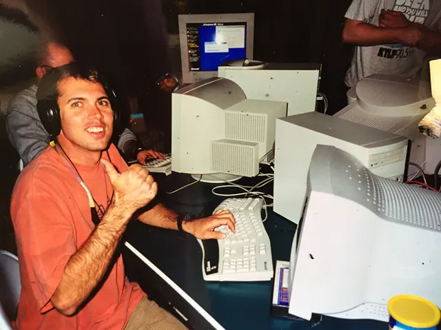 LAN parties 2000s old photos