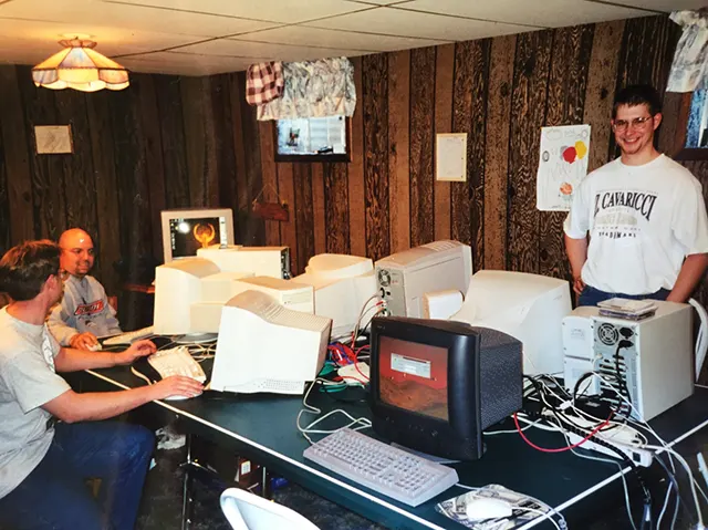 LAN parties 2000s old photos