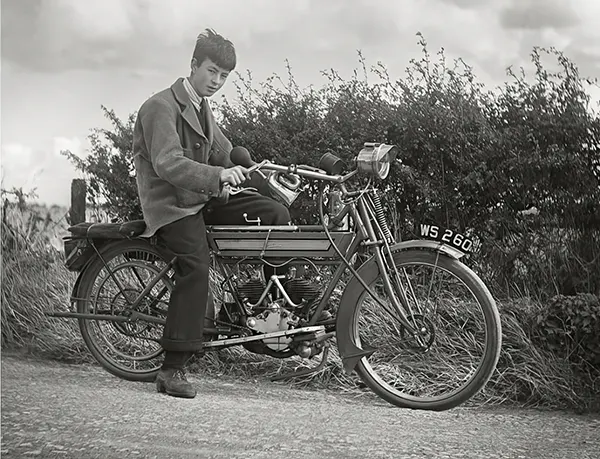 Vintage Photos of People Posing with Motorcycles