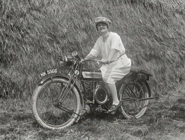 Vintage Photos of People Posing with Motorcycles