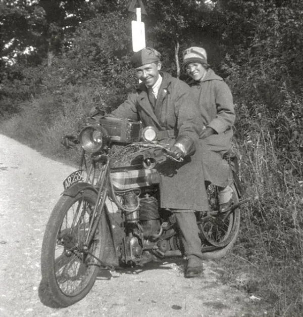 Vintage Photos of People Posing with Motorcycles