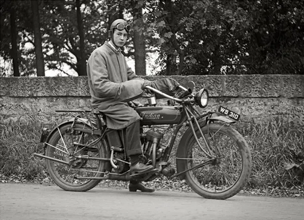 Vintage Photos of People Posing with Motorcycles