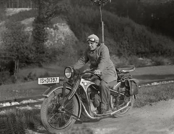 Vintage Photos of People Posing with Motorcycles