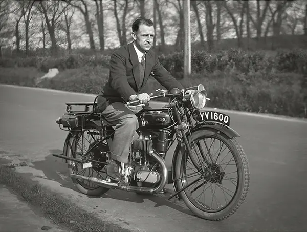 Vintage Photos of People Posing with Motorcycles