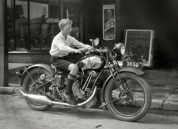 Vintage Photos of People Posing with Motorcycles