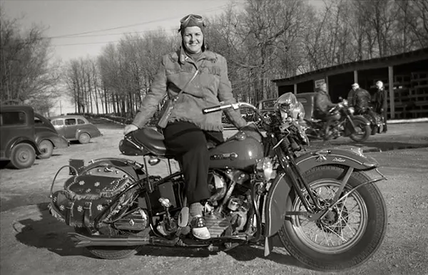 Vintage Photos of People Posing with Motorcycles