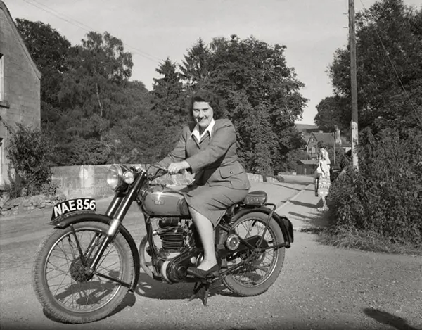 Vintage Photos of People Posing with Motorcycles