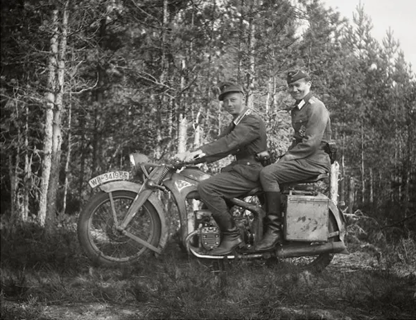 Vintage Photos of People Posing with Motorcycles