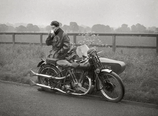 Vintage Photos of People Posing with Motorcycles