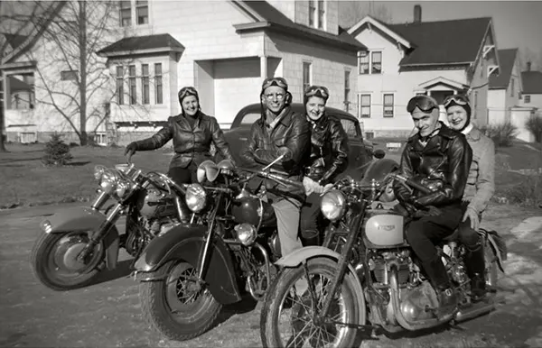 Vintage Photos of People Posing with Motorcycles