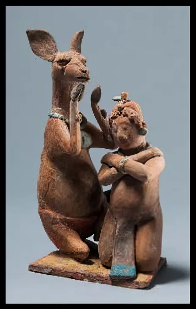  Maya Figurines with Removable Helmet