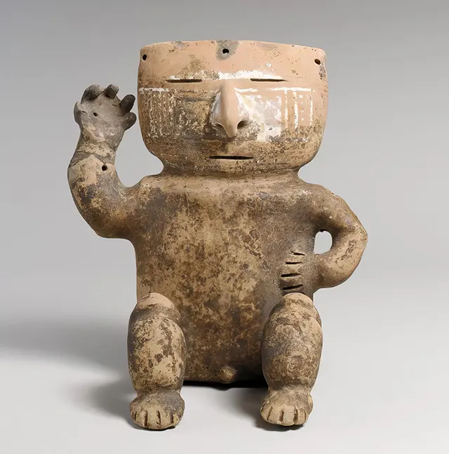  Maya Figurines with Removable Helmet