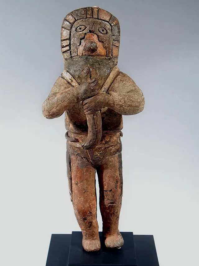  Maya Figurines with Removable Helmet