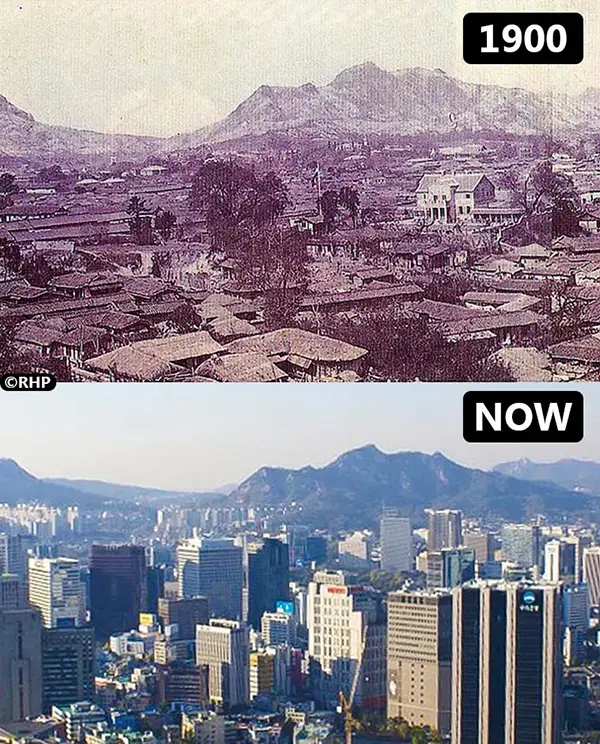 Cityscapes Then and Now Photos