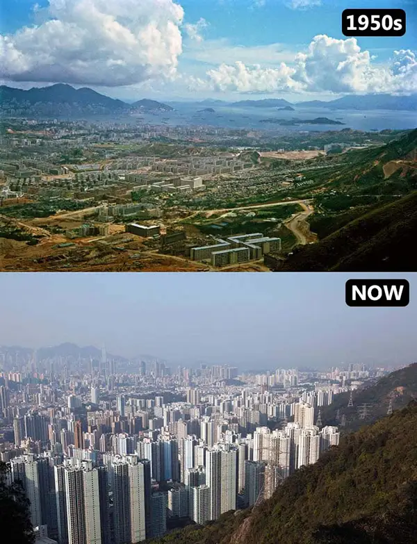 Cityscapes Then and Now Photos
