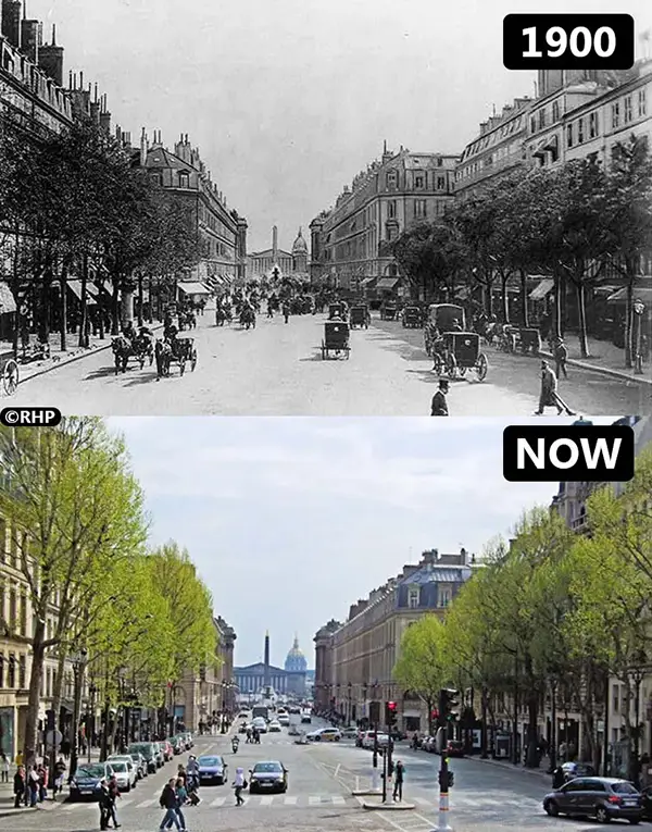 Cityscapes Then and Now Photos