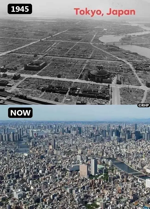 Cityscapes Then and Now Photos