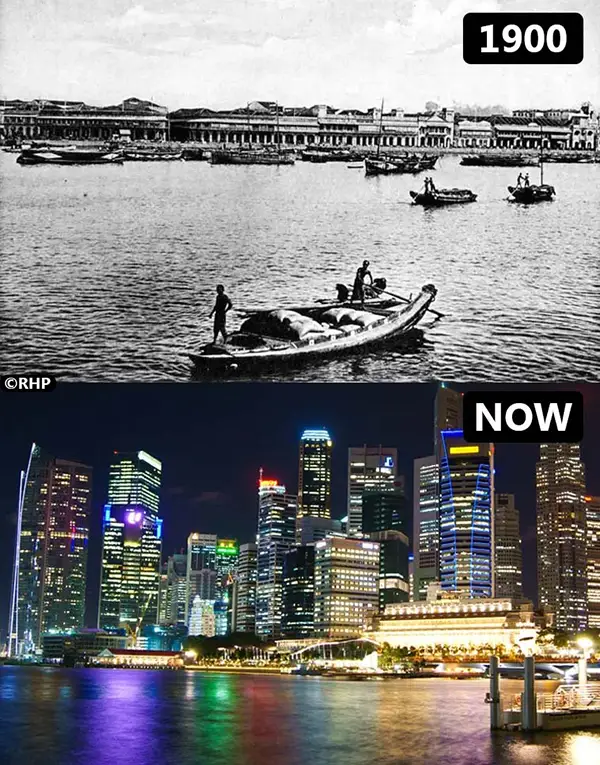 Cityscapes Then and Now Photos