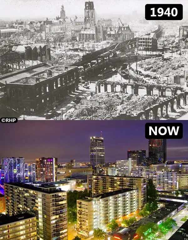 Cityscapes Then and Now Photos
