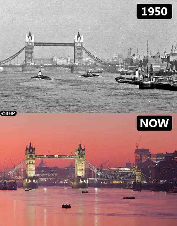 Cityscapes Then and Now Photos