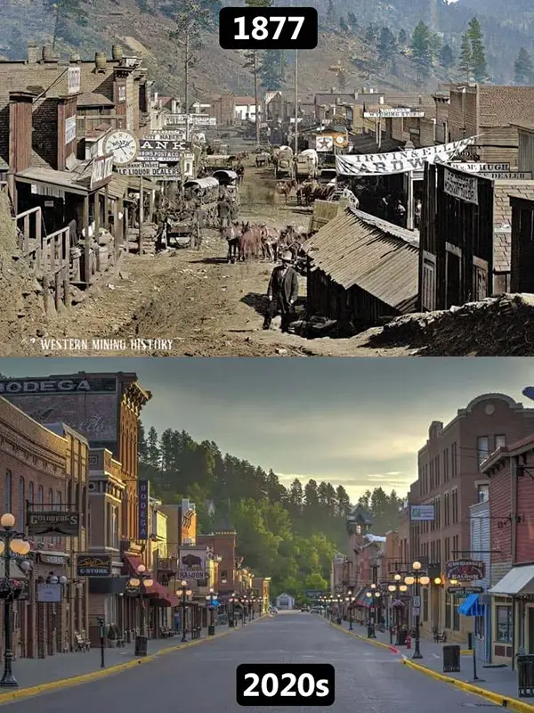 Cityscapes Then and Now Photos