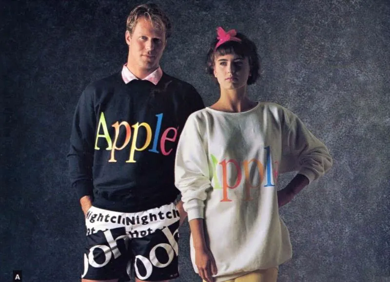 Apple Clothing Line from 1986 Photos