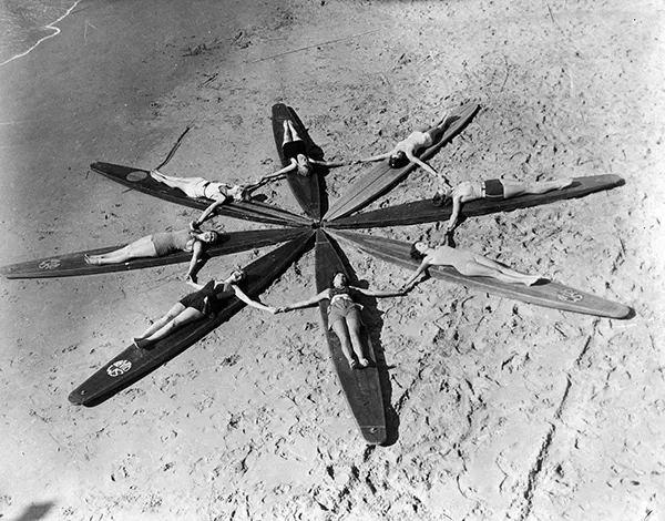 Vintage Photos of People Surfing